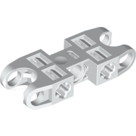 Lego spojka na dvě koule s mřížkami, bílá (4287887, 4500381)